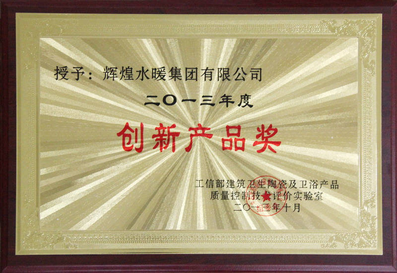 2013年度创新产品奖